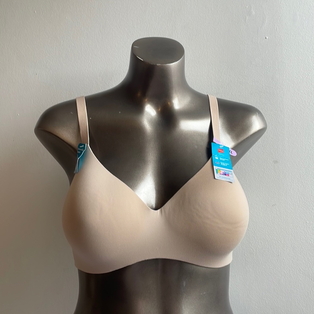 Hanes Seamless Bra XL NWT